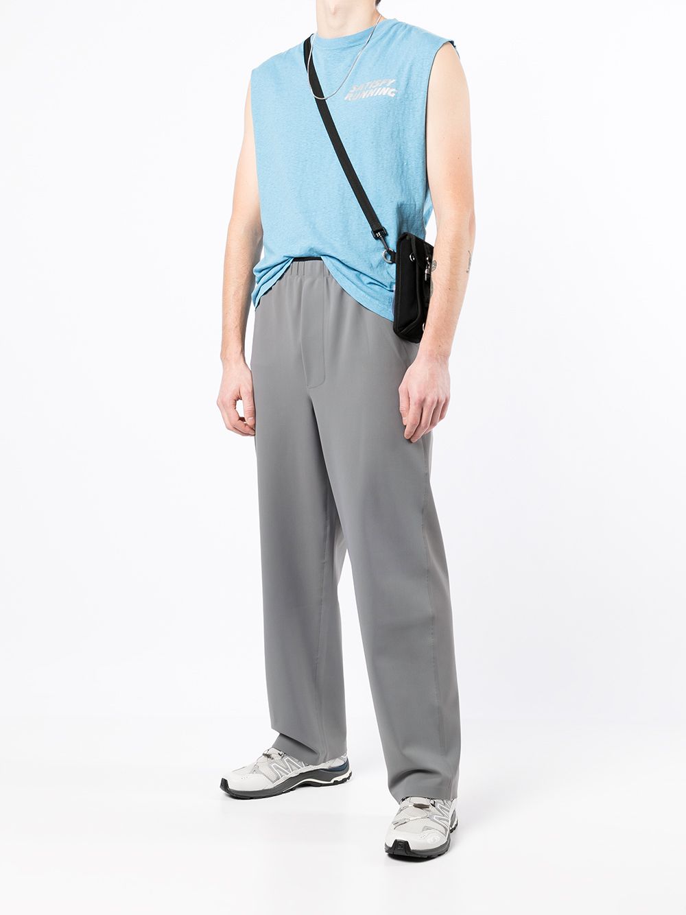 Elasticated-Waist Trousers