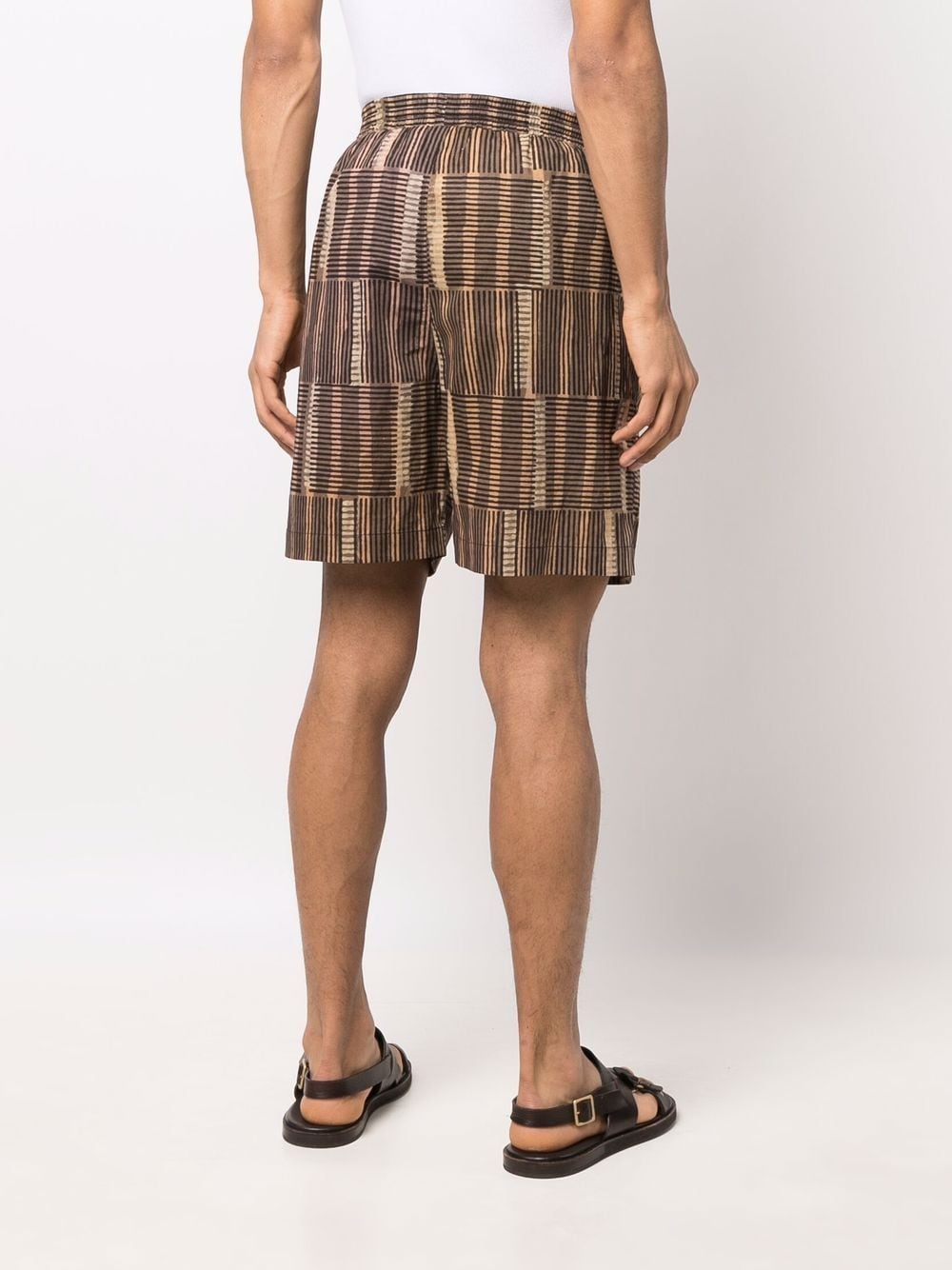 Striped Elasticated Shorts