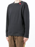 Contrast-Patch Sweatshirt