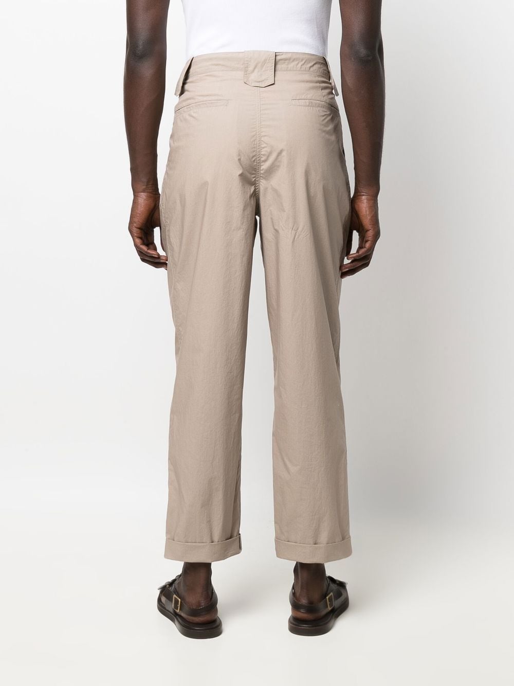 High-Rise Pleated Trousers