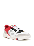 Logo-Print Leather Sneakers
