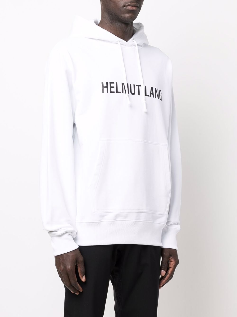 Logo-Print Drawstring Hoodie