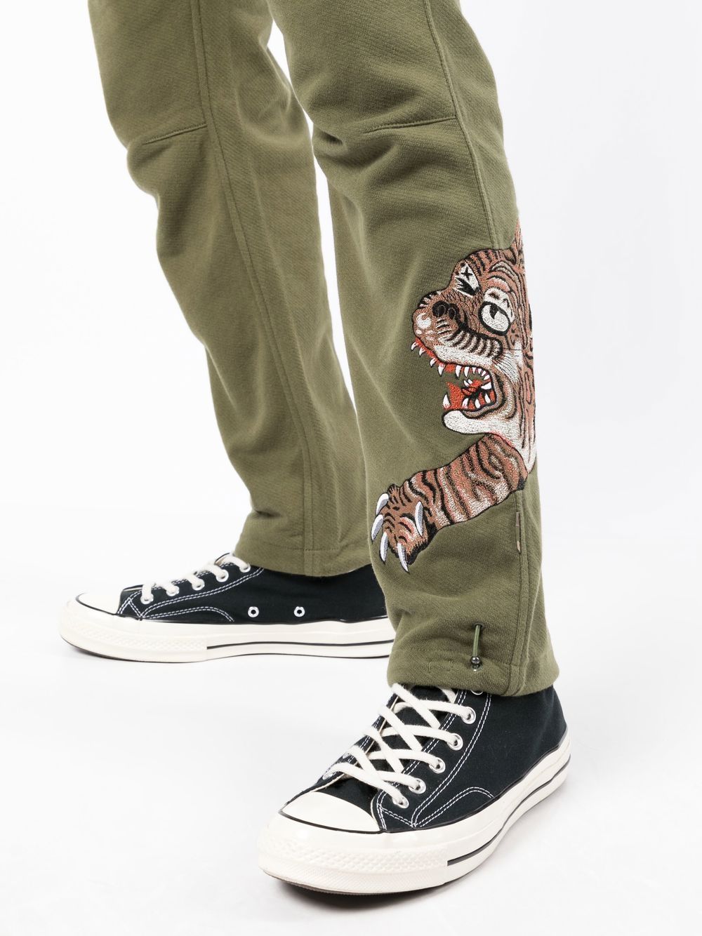 Tiger-Motif Track Pants