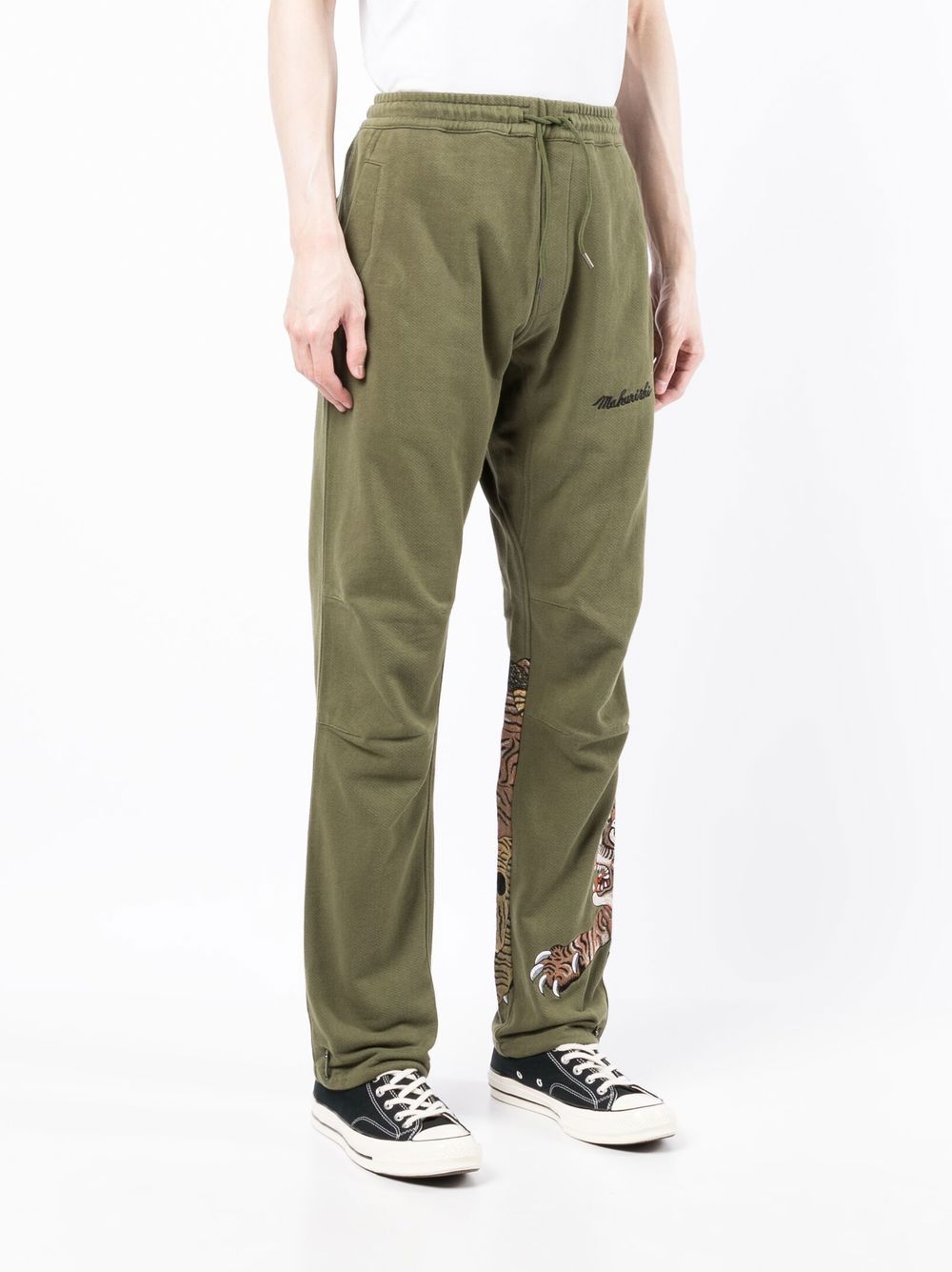 Tiger-Motif Track Pants