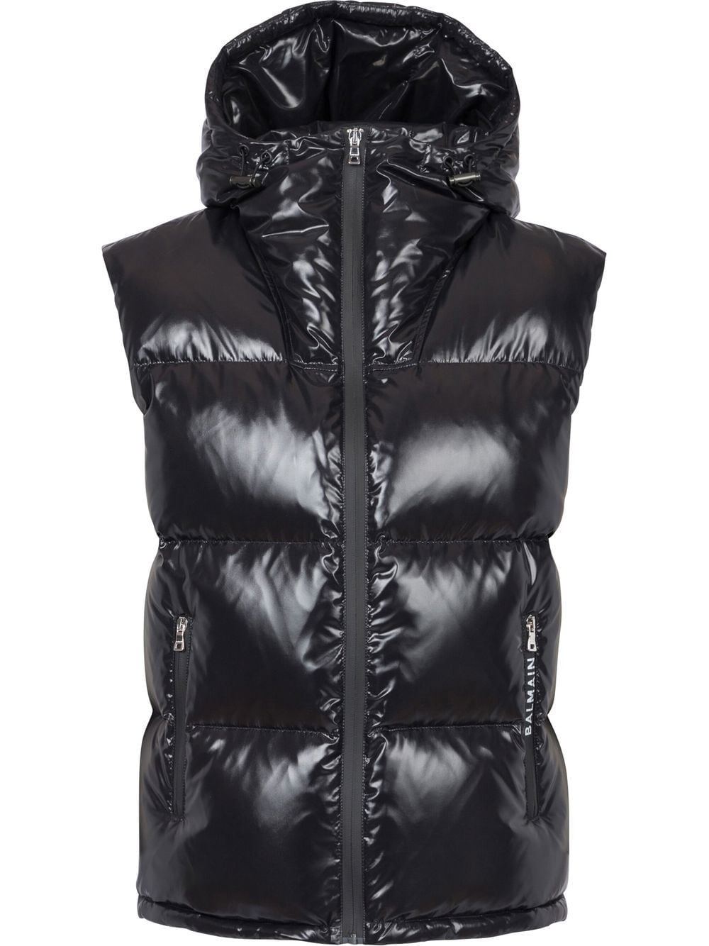 Puffer Hooded Sleeveless Jacket