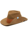 Suede Western-Style Hat