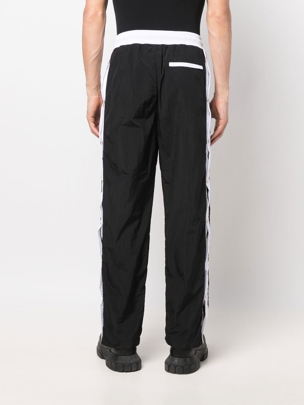 Side Snap-Button Track Trousers