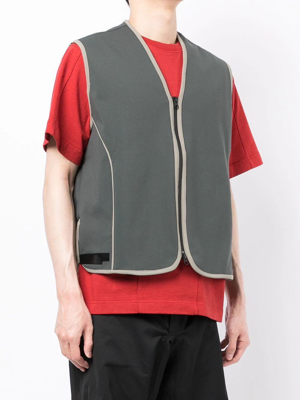 Sleeveless Zip-Up Gilet