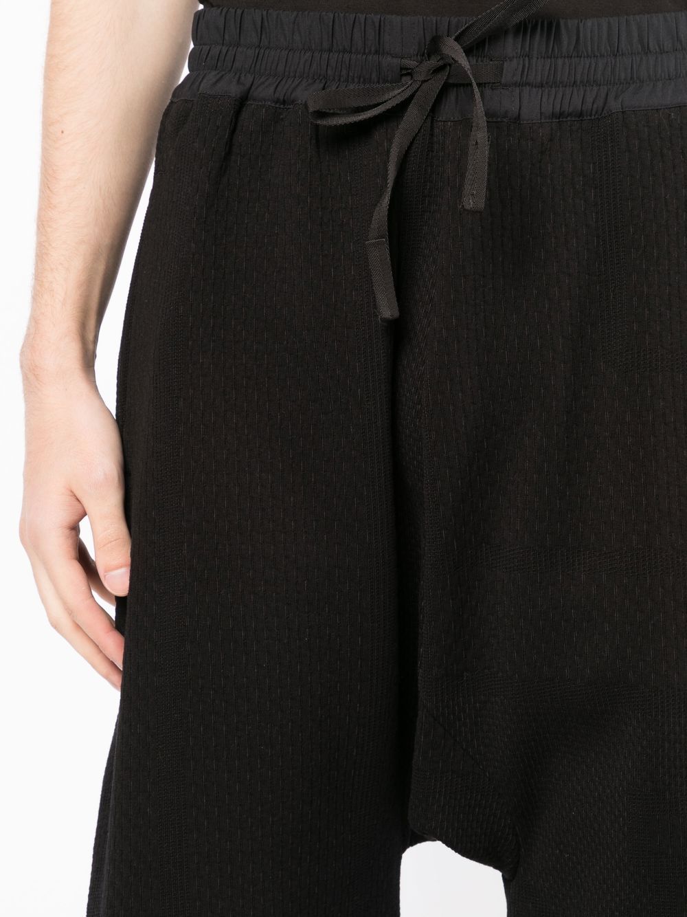 Drop-Crotch Bermuda Shorts