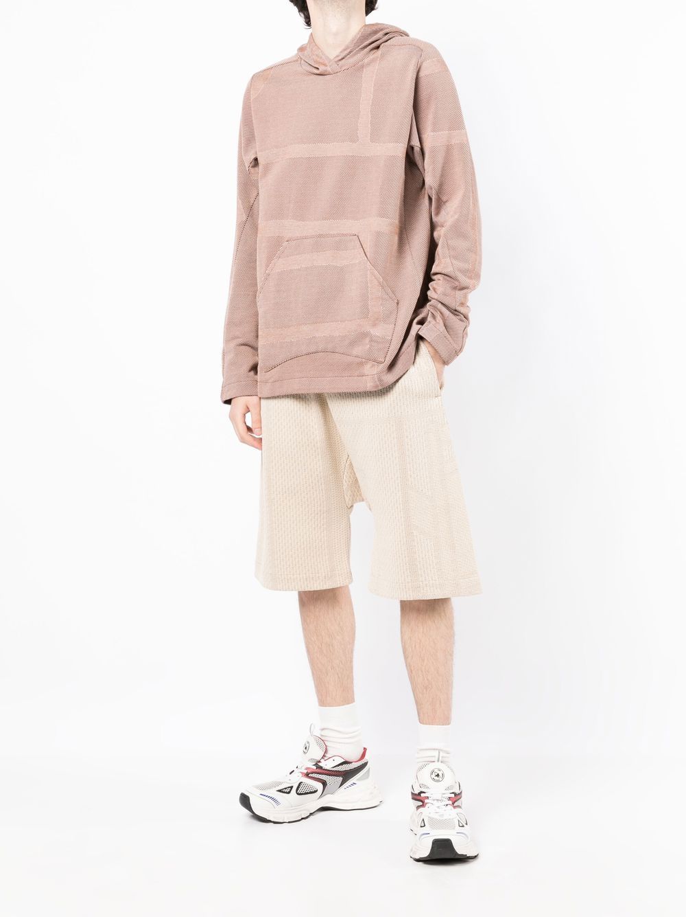 Drop-Crotch Bermuda Shorts