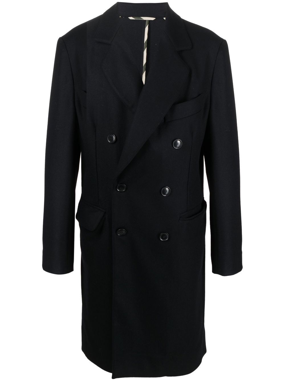 Double-Breasted Wool Coat