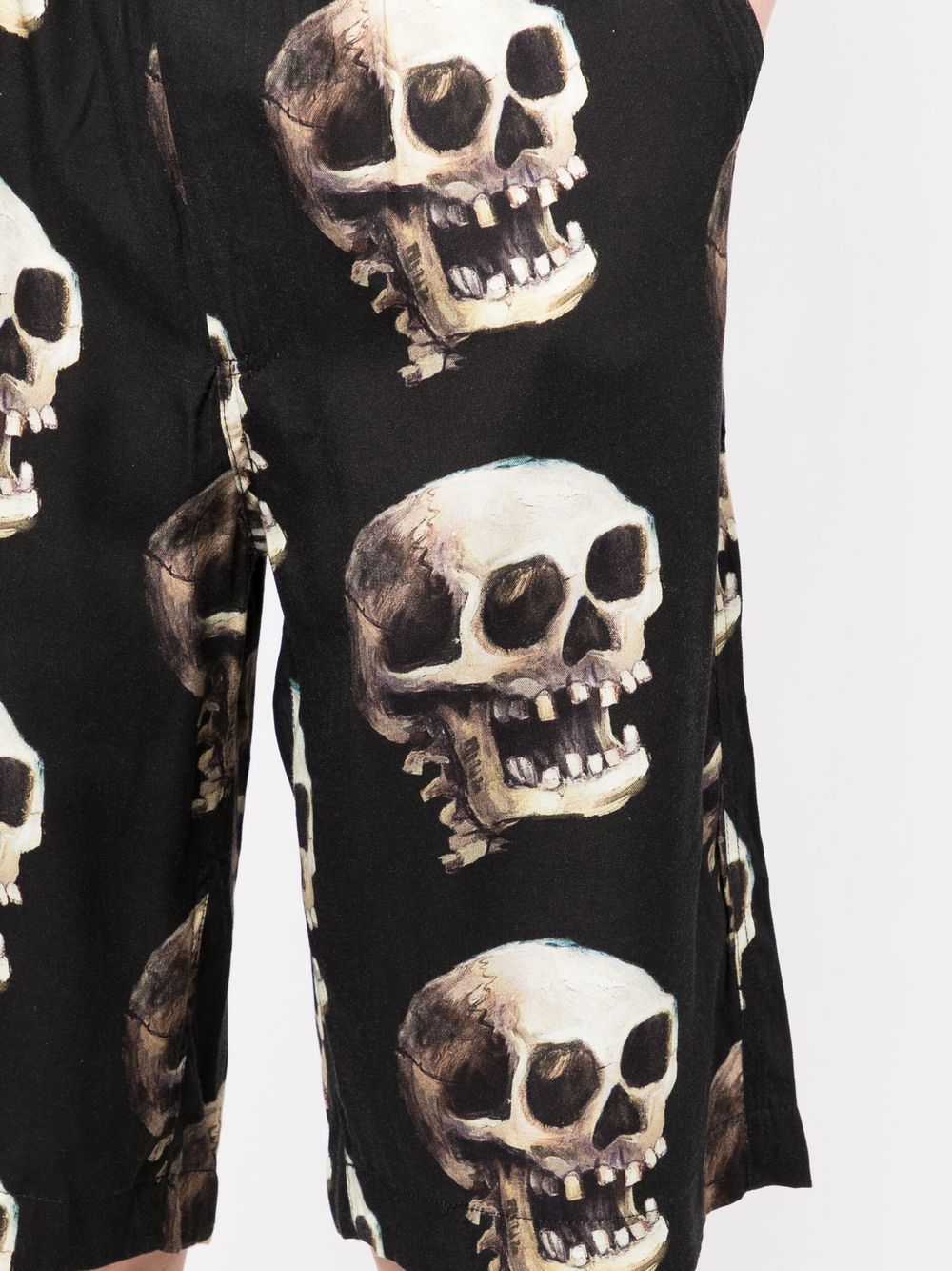 Skull Graphic-Print Bermuda Shorts