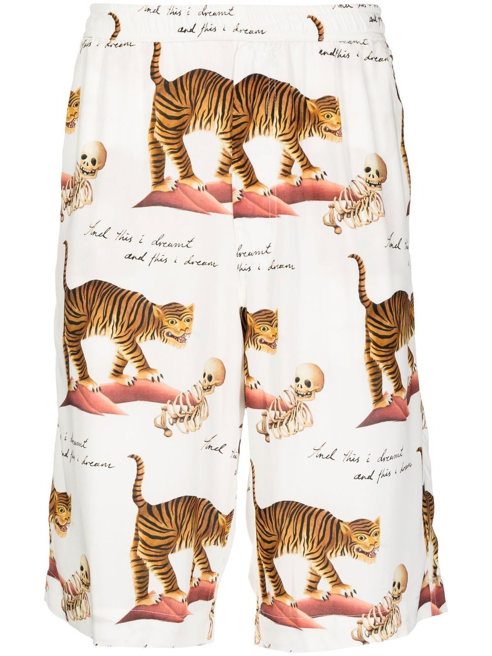 Motif-Print Bermuda Shorts