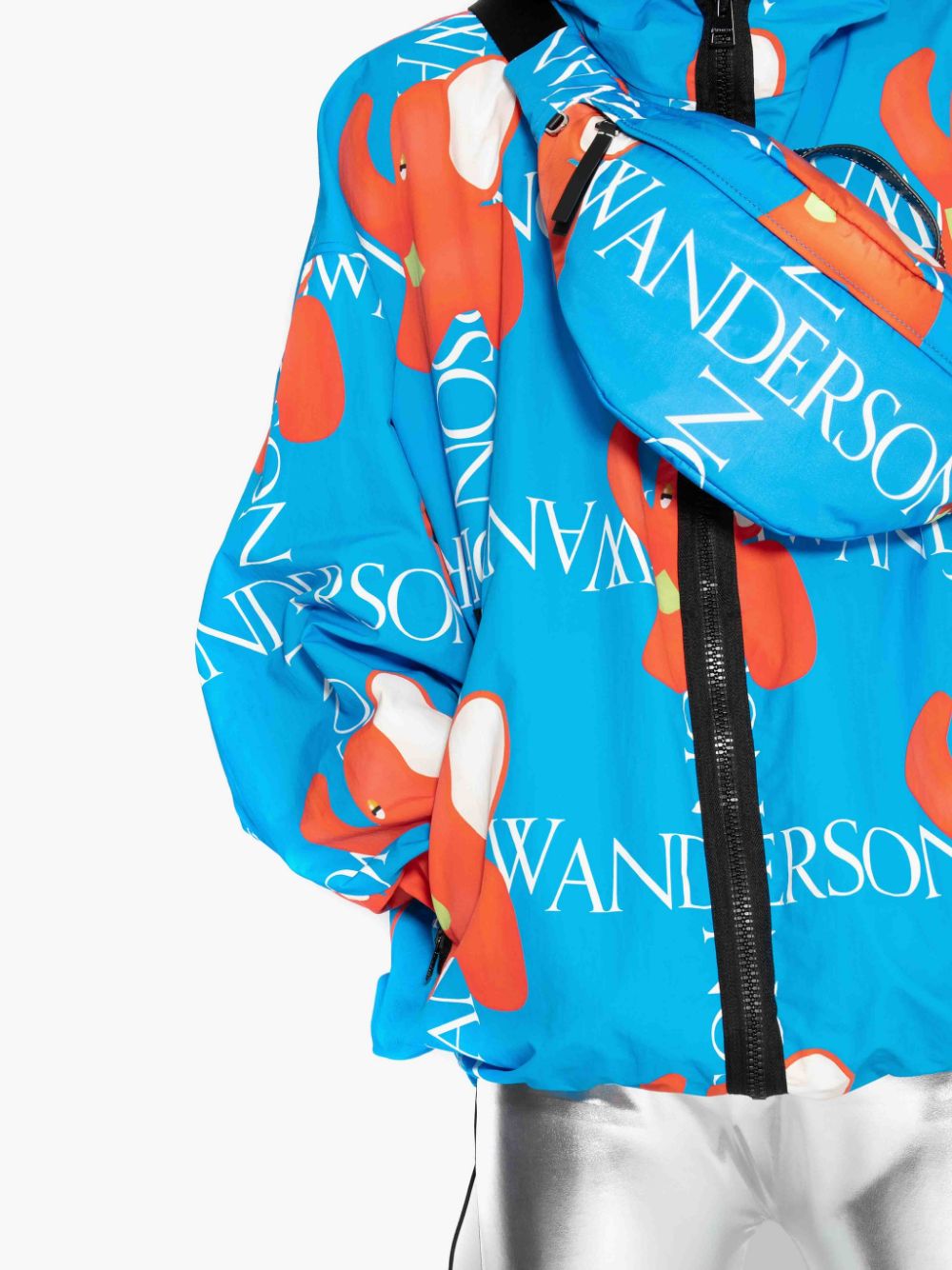 Logo-Print Hooded Jacket