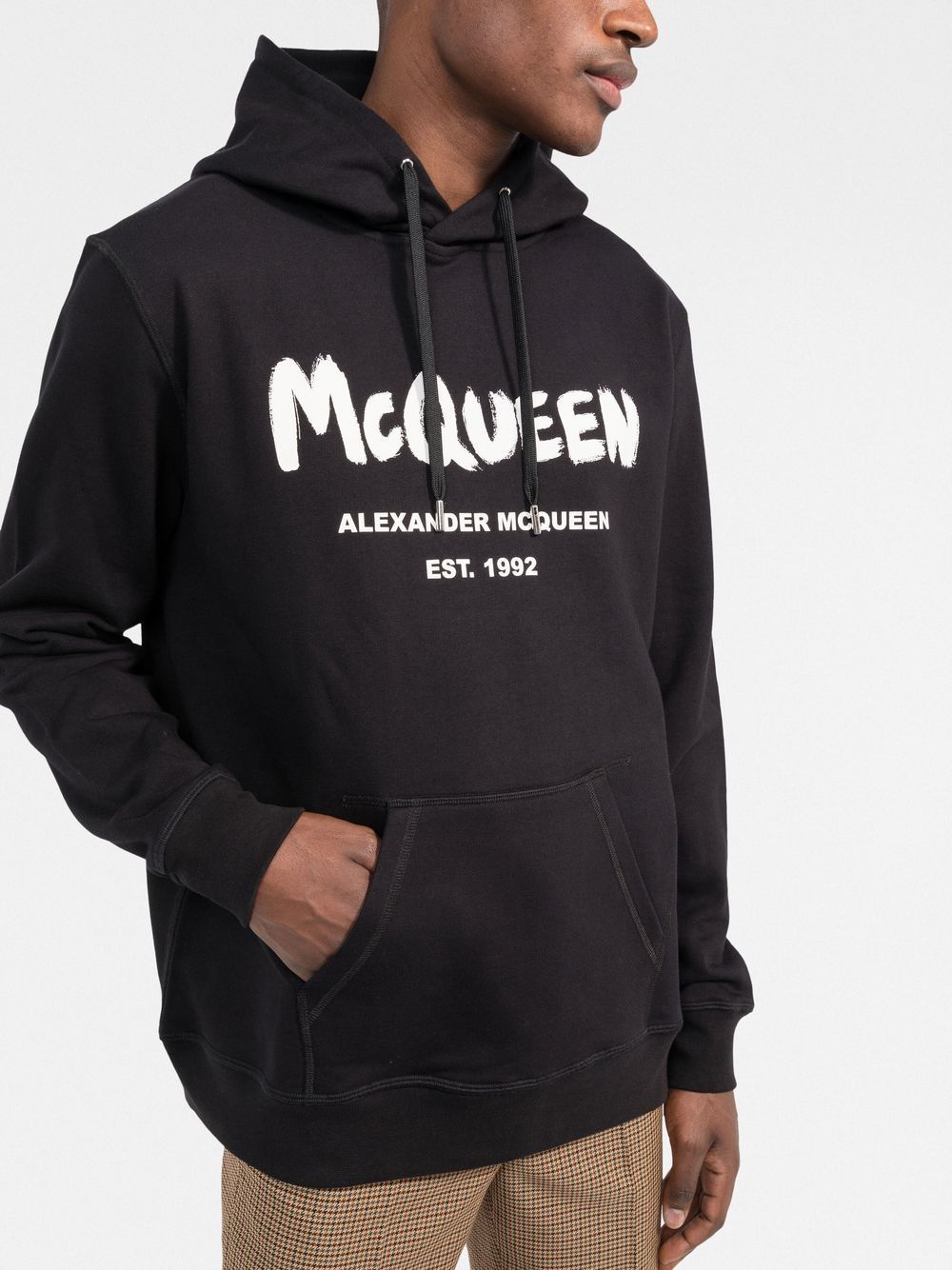 Mcqueen Graffiti Logo Hoodie