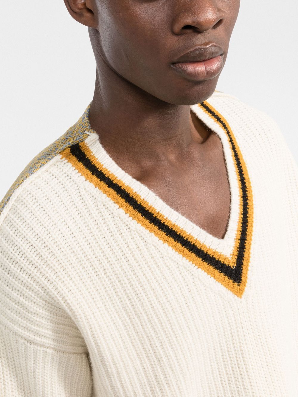 V-Neck Knitted Jumper