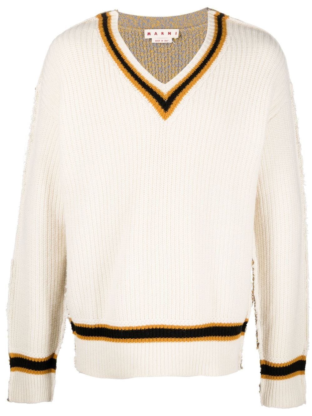 V-Neck Knitted Jumper