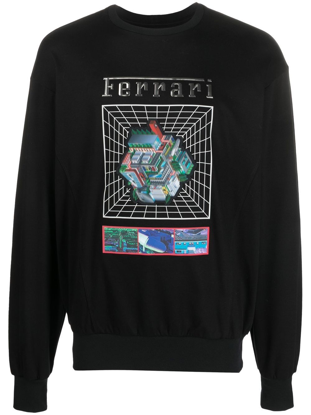 Graphic-Print Cotton Sweatshirt