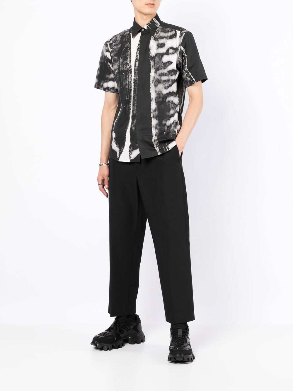 Graphic-Print Short-Sleeved Shirt