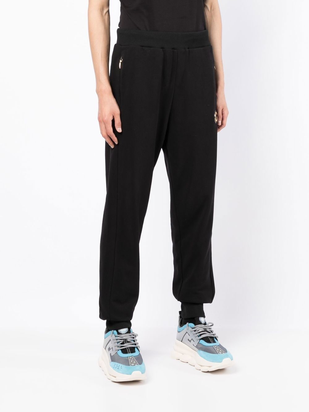 Logo-Plaque Tapered Track Pants