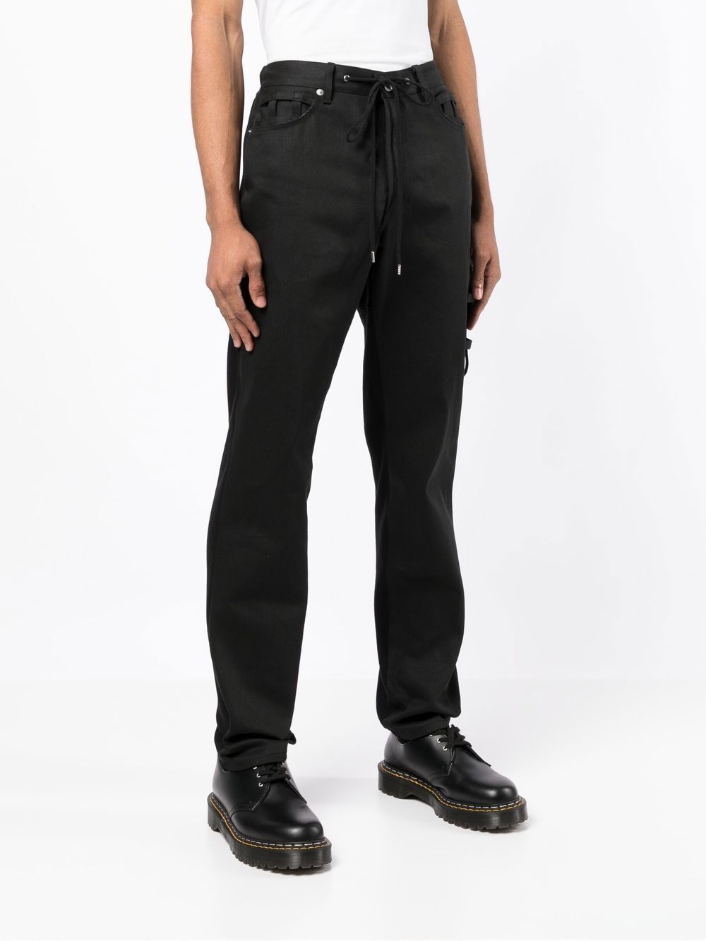 Straight-Leg Drawstring Trousers