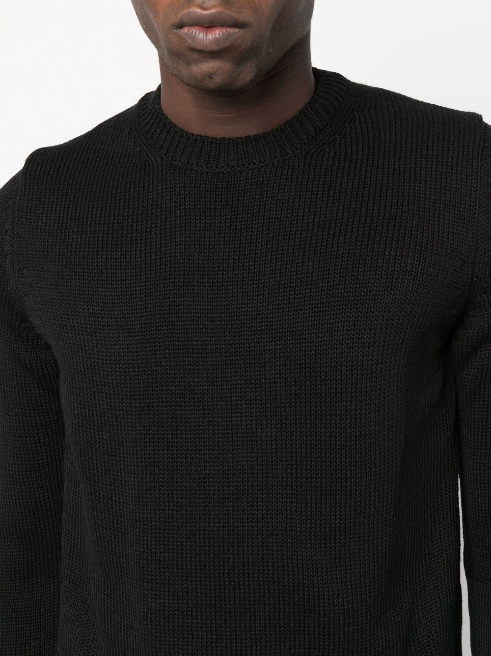 Crew-Neck Reversible Jumper