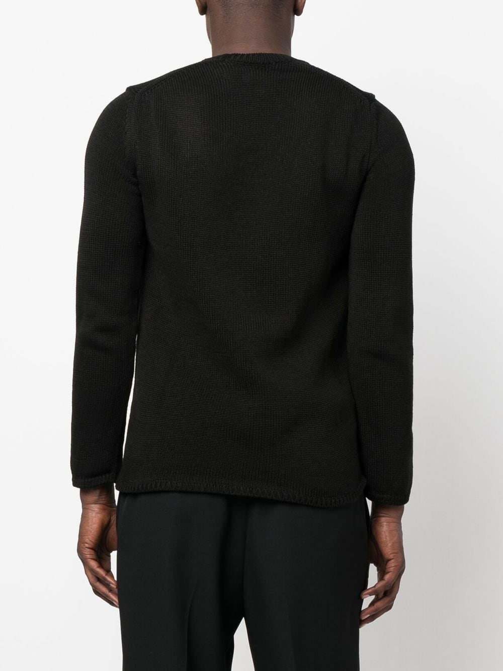 Crew-Neck Reversible Jumper