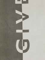 Wool-Cashmere Long Logo Scarf