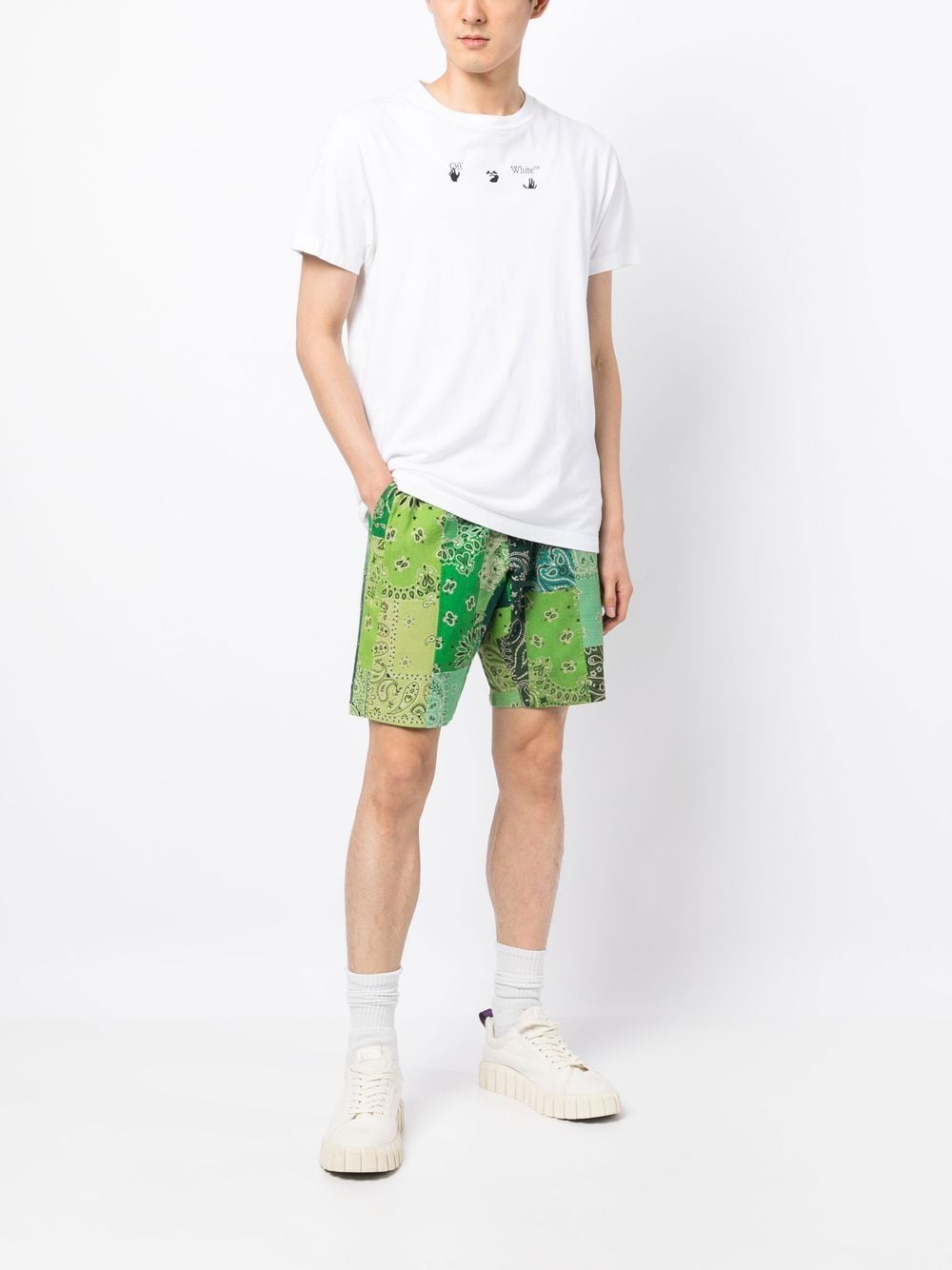 Graphic-Print Ec-St Shorts