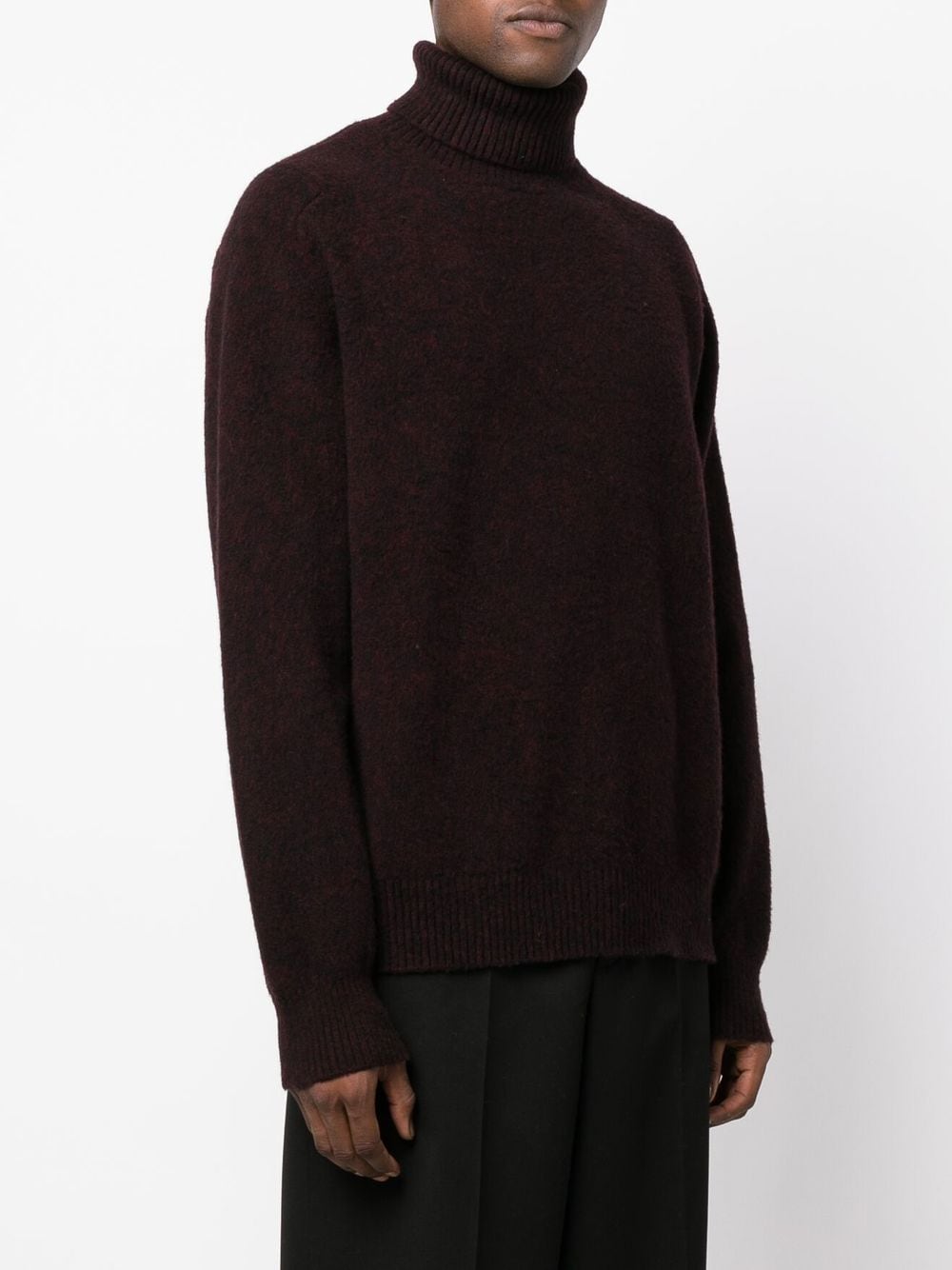 Logo-Knit Roll-Neck Jumper