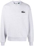 Logo-Patch Long-Sleeve Sweatshirt