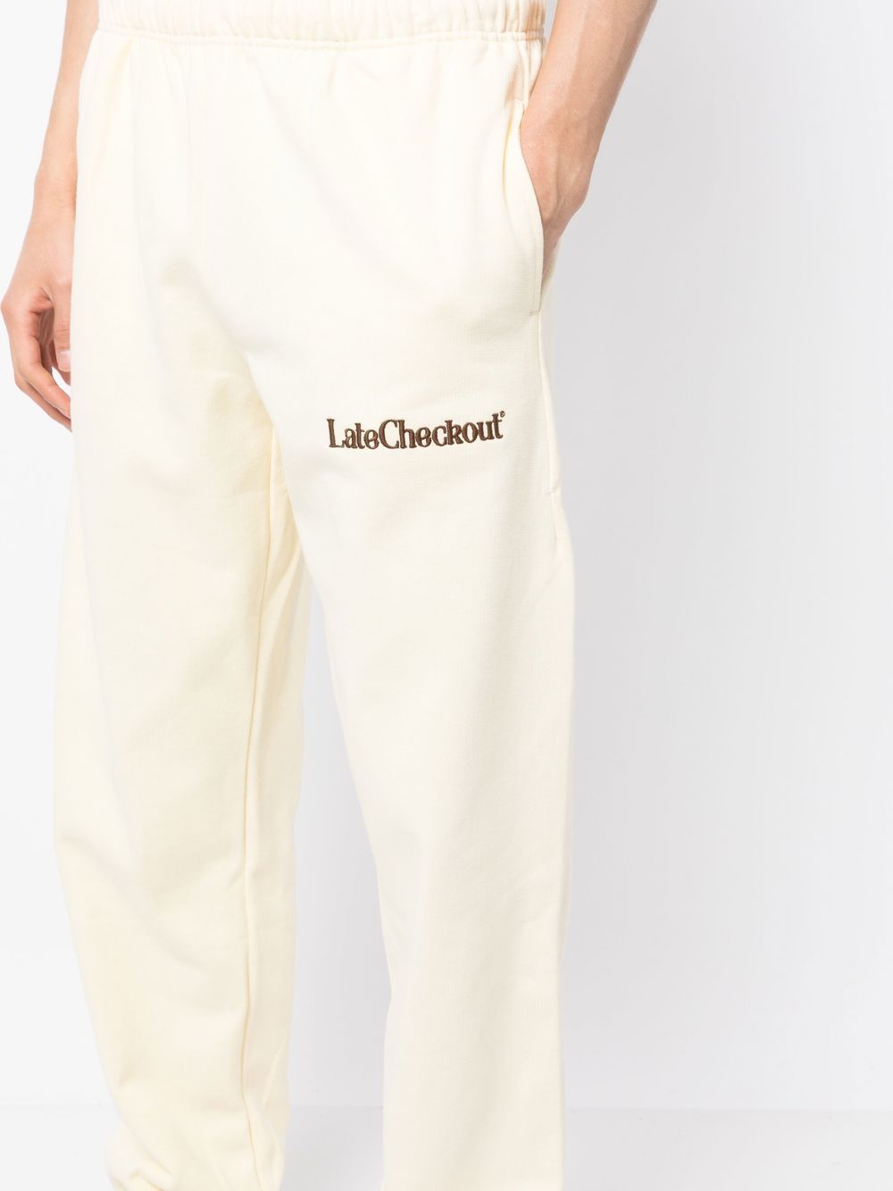 Embroidered-Logo Track Pants