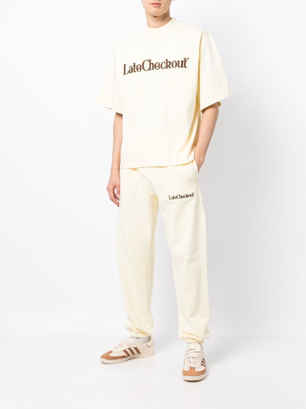 Embroidered-Logo Track Pants