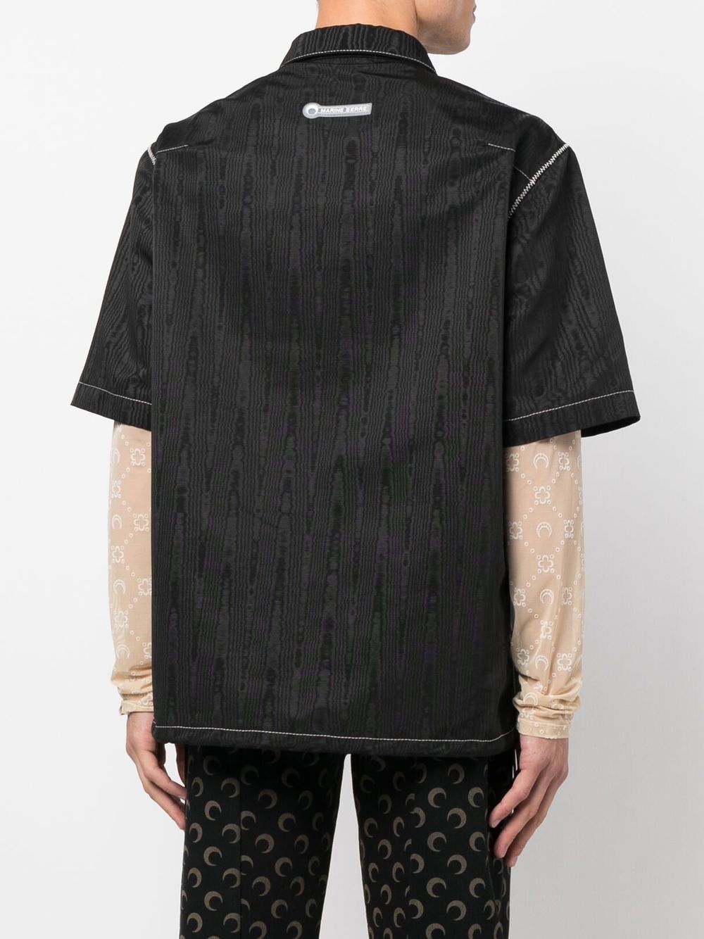 Zip-Up Short-Sleeve Shirt