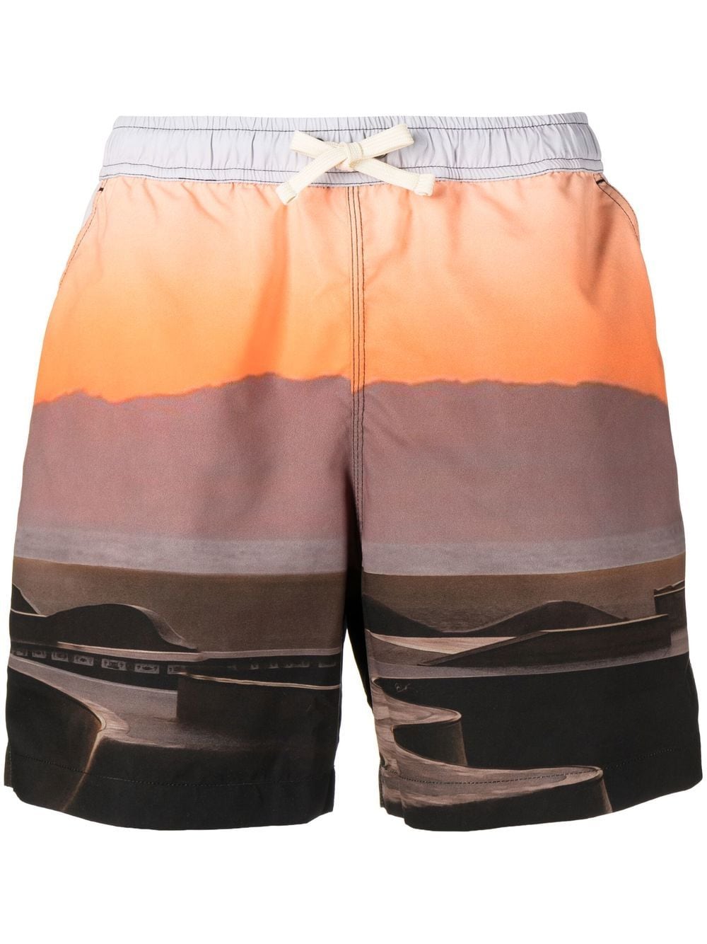 Graphic-Print Deck Shorts