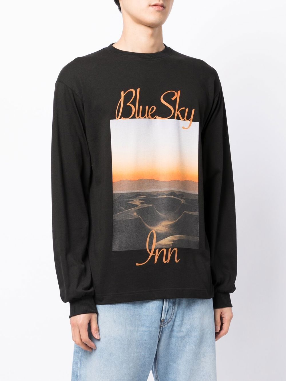 Photograph-Print Cotton Long-Sleeve T-Shirt