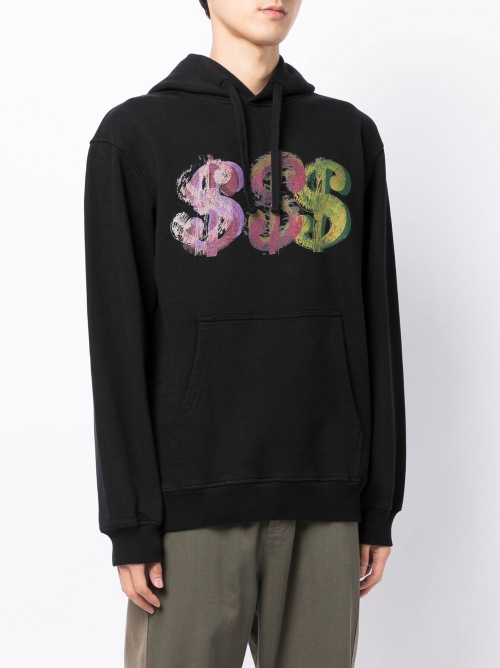 Graphic-Print Drawstring Hoodie