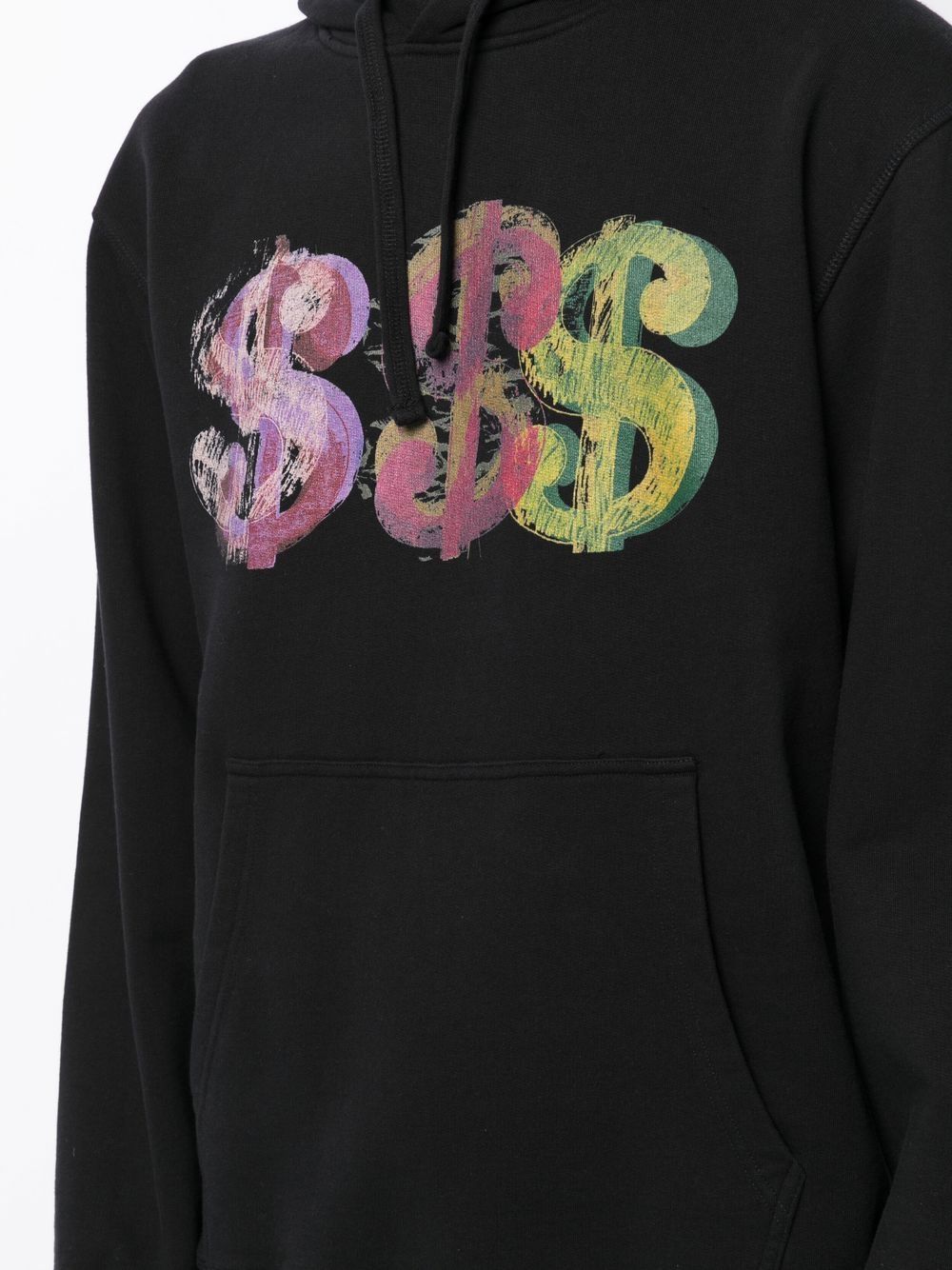 Graphic-Print Drawstring Hoodie