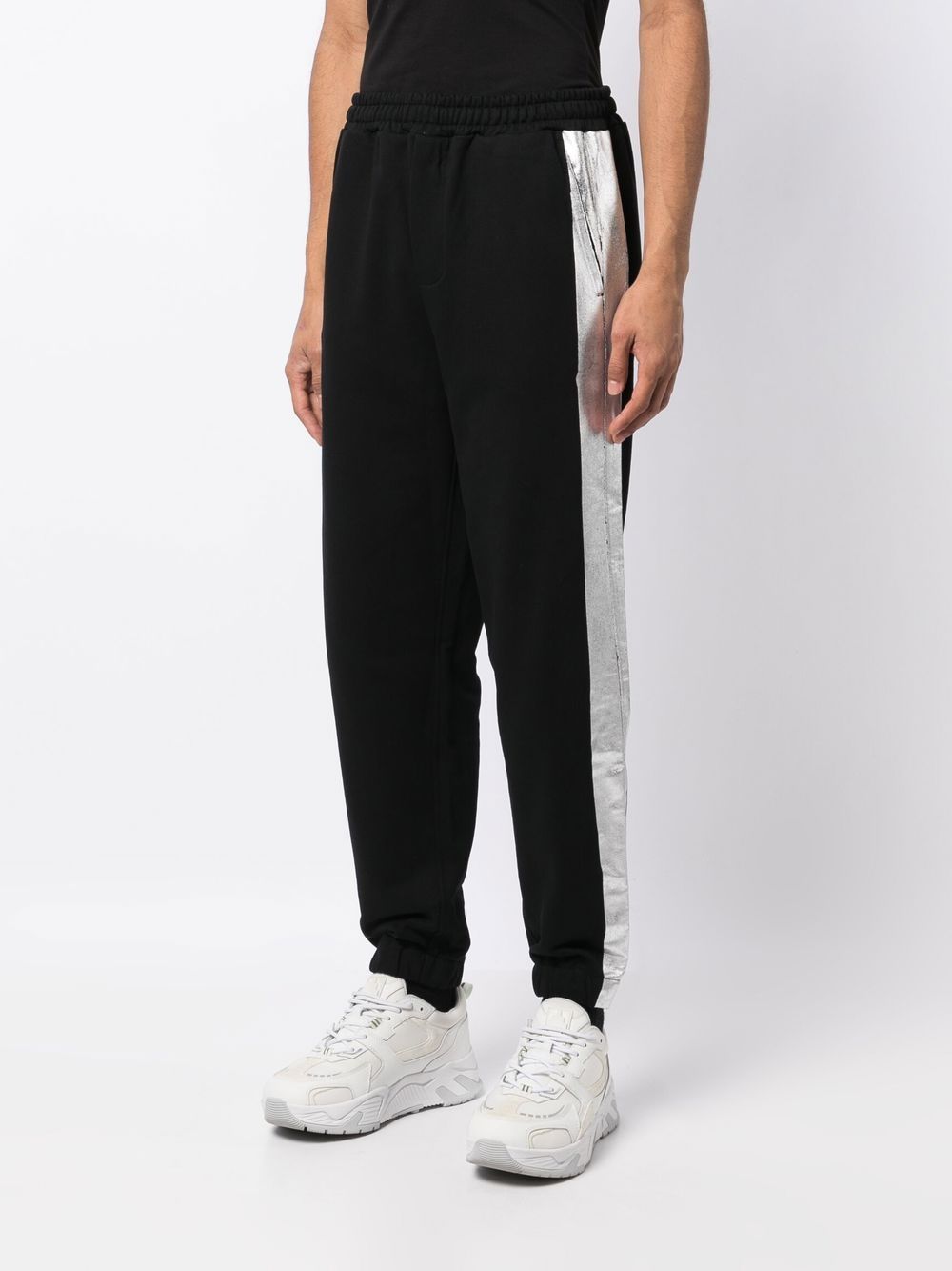 Metallic-Detail Track Pants