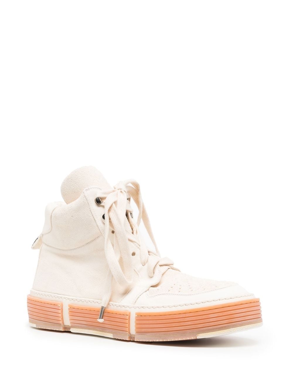 Flatform Sole Hi-Top Sneakers