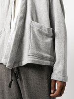 Layered Open-Front Cardigan