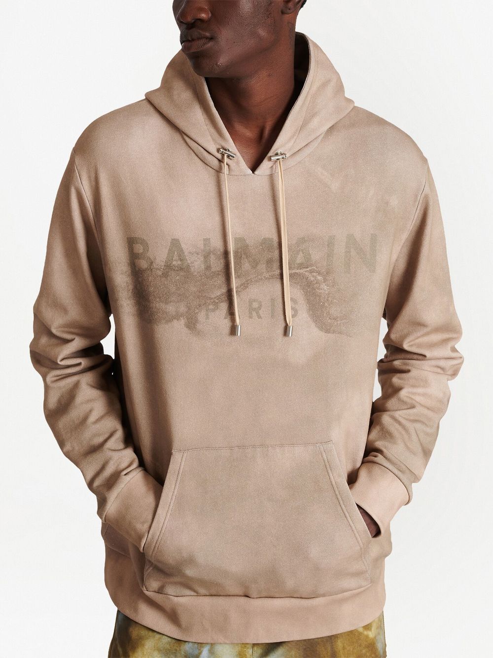 Logo-Print Organic-Cotton Hoodie