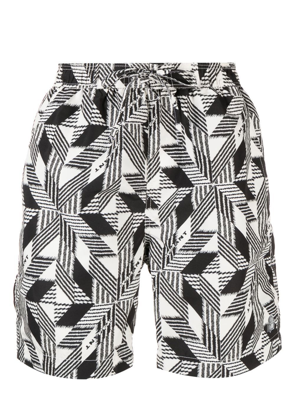 Geometric Print Swim Shorts