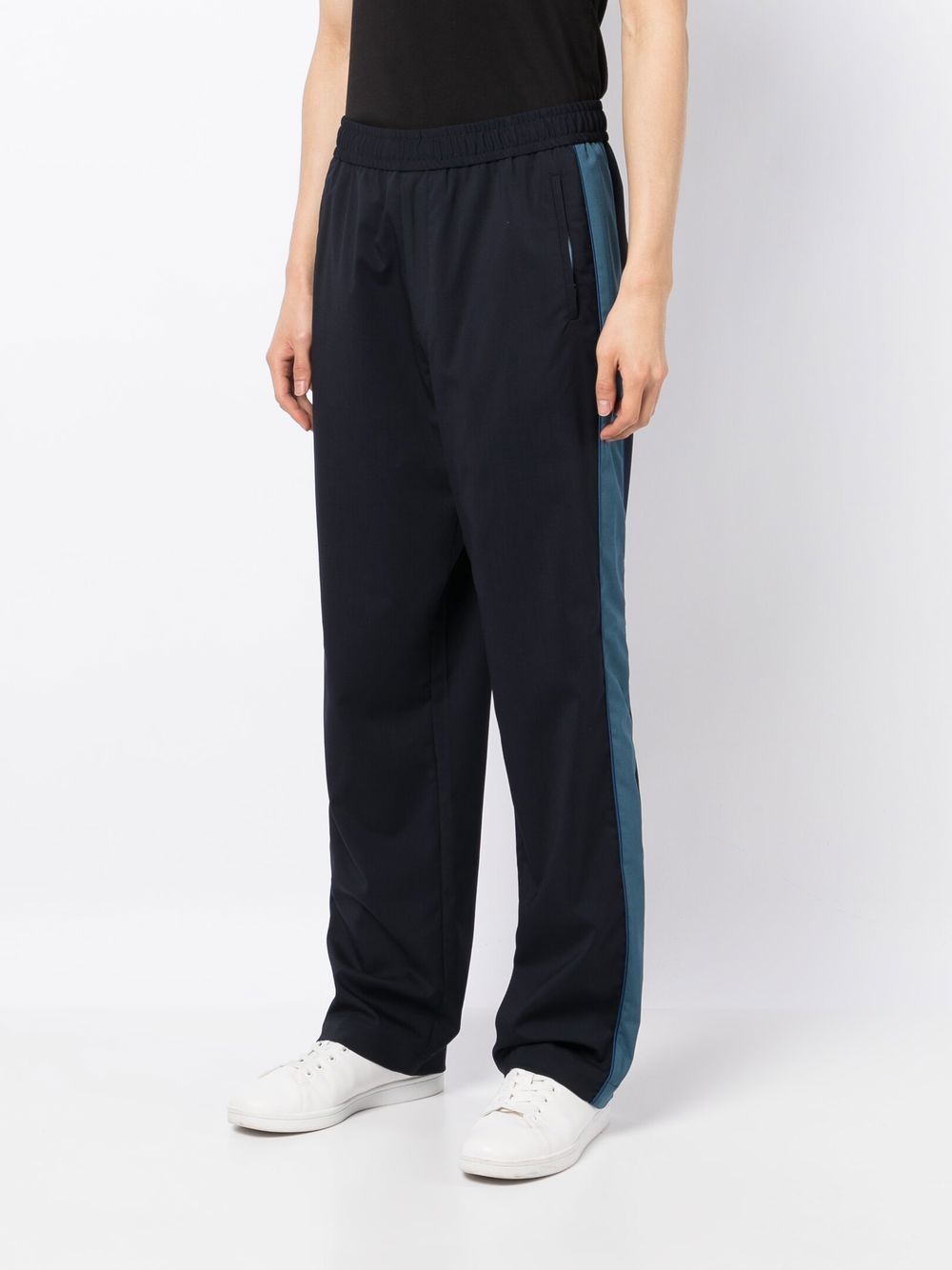 Side-Stripe Elastic Track Pants