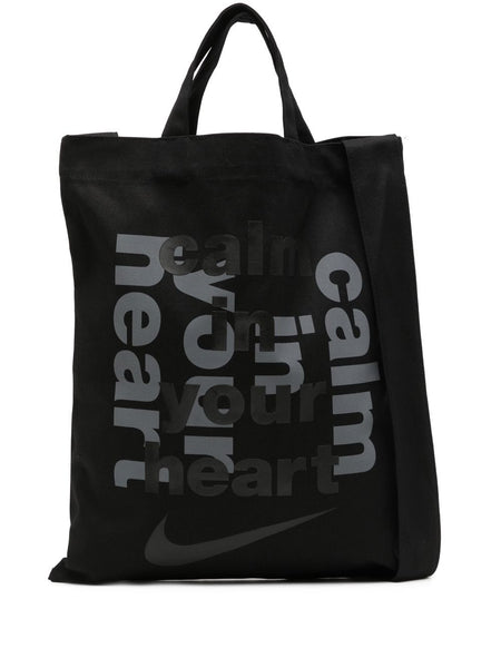 Slogan-Print Tote Bag