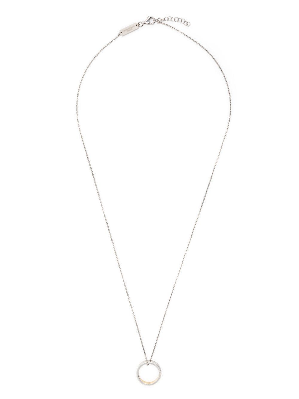 Thin-Band Pendant Necklace