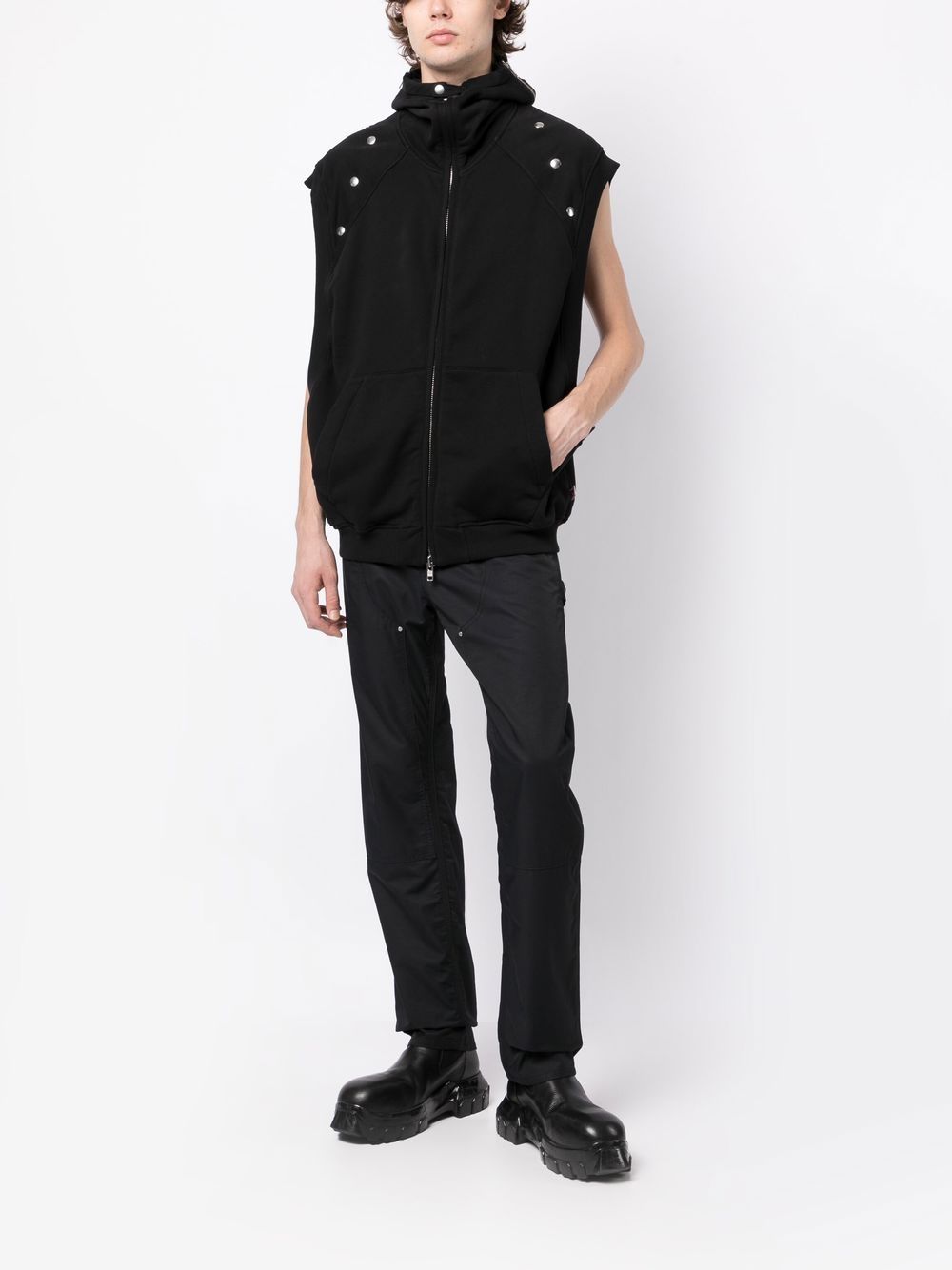 Hooded Zipped-Up Jacket