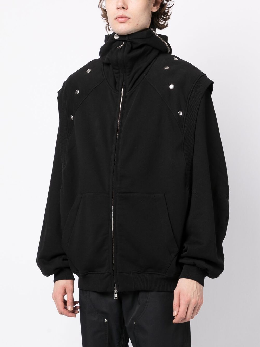 Hooded Zipped-Up Jacket