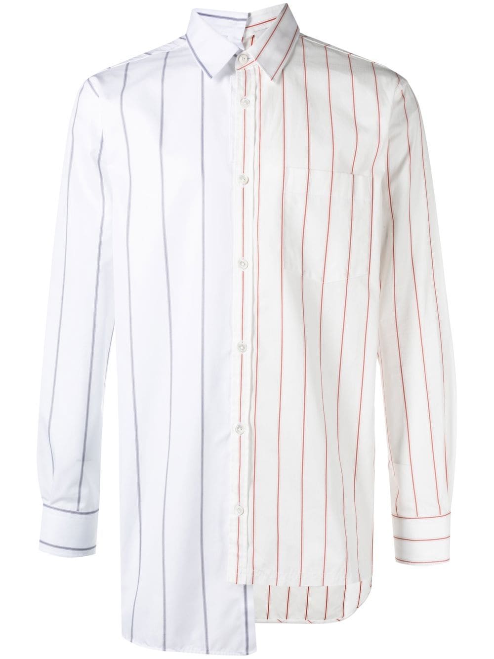 Two-Tone Pinstripe Shirt