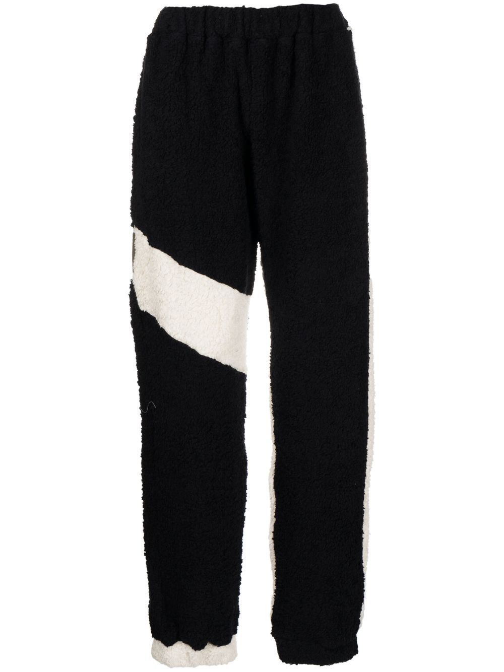 Fleece Texture Two Tone Trousers